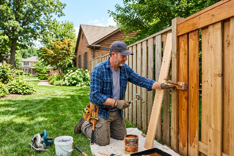 Fence Repair & Wood Staining